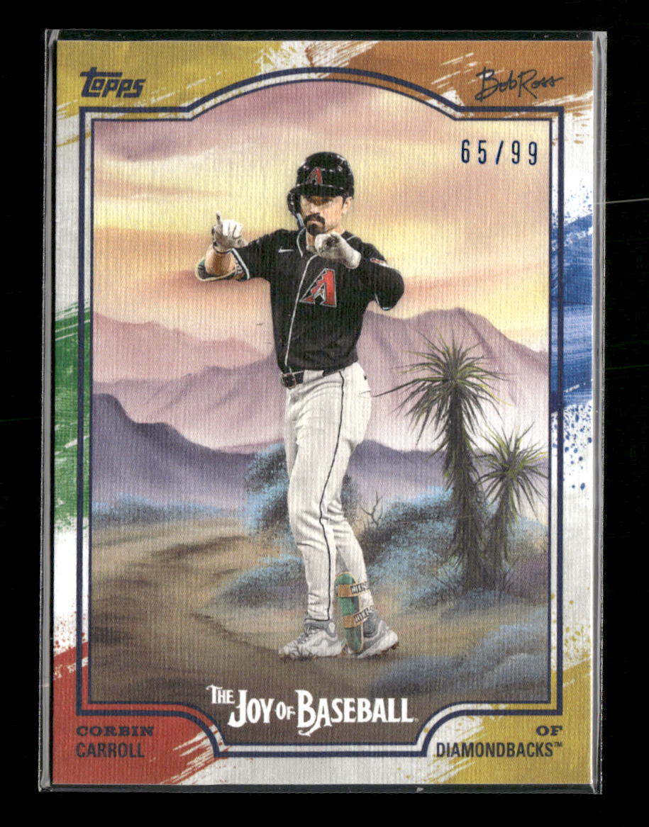 2025 Topps The Joy of Baseball Paint Splatter Corbin Carroll #/99 #23