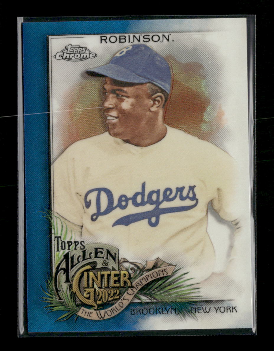 2022 Topps Allen & Ginter Blue #/150 Jackie Robinson #108