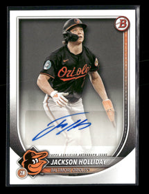 2025 Bowman Rookies and Veterans Autographs Jackson Holliday Auto #PRV-JH