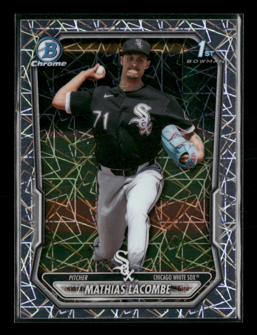2026 Bowman Chrome Prospects Lazer Refractor Mathias Lacombe #BCP-119