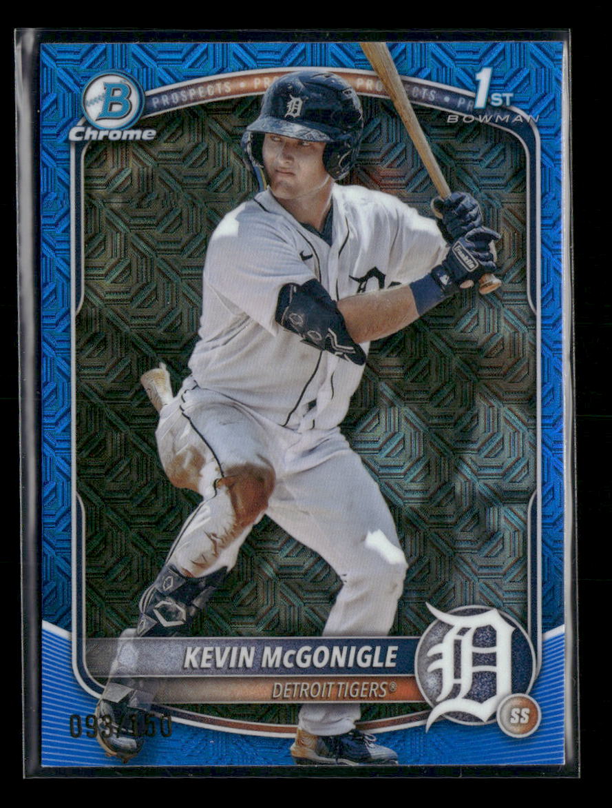 2025 Bowman Chrome Prospects Mojo Blue Refractor Kevin McGonigle #/150 #BCP-79