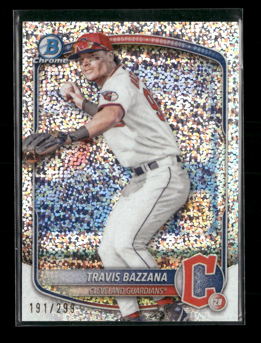 2025 Bowman Chrome Prospects Speckle Refractor Travis Bazzana #/299 #BCP-131