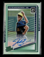 2025 Donruss Rated Prospects Optic Signatures Jacob Misiorowski Auto #128