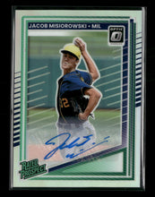 2025 Donruss Rated Prospects Optic Signatures Jacob Misiorowski Auto #128