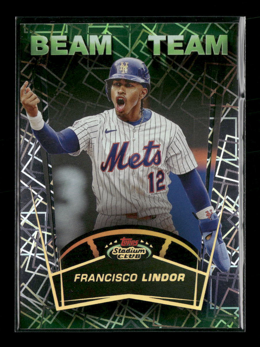2025 Stadium Club Beam Team Francisco Lindor #BT-20