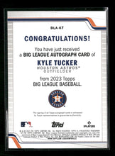 2023 Topps Big League Gold Foil Kyle Tucker #/50 Auto #BLA-KT