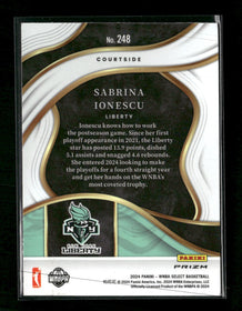 2024 Panini Select WNBA Prizms Pink Ice Sabrina Ionescu #248