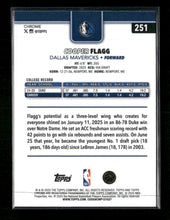 2025-26 Topps Chrome Cooper Flagg Rookie #251
