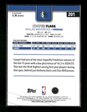 2025-26 Topps Cooper Flagg Rookie #201