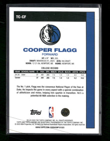 2025-26 Topps Silver Pack Cooper Flagg #TC-CF