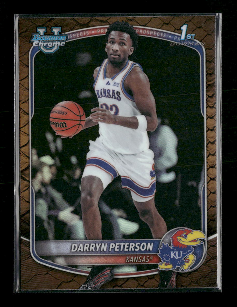2025-26 Bowman Chrome Prospects Reptilian Refractor Darryn Peterson #BCP-2