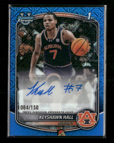 2025-26 Bowman Chrome Prospect Blue Refractor Keyshawn Hall #/150 Auto #CPA-KH