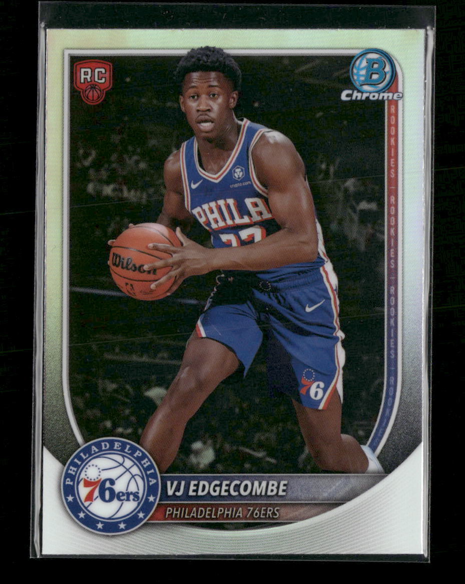 2025-26 Bowman Chrome Rookie Red RC Logo VJ Edgecombe #BRR-3