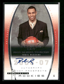 2006-07 Fleer Hot Prospects Brandon Roy Rookie #/150 Auto #97