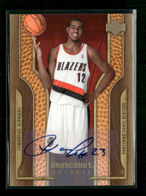 2006-07 Upper Deck Hardcourt LaMarcus Aldridge Rookie #/399 Auto #137