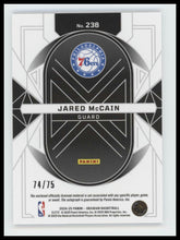 2024-25 Panini Obsidian Electric Etch Purple Flood Jared McCain #/75 Auto #238