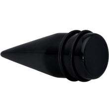 24mm Black Acrylic Straight Taper Set