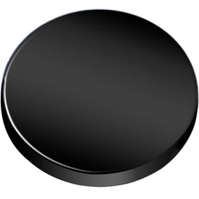 14G Black Titanium IP 4mm Flat Disc Dermal Anchor Top