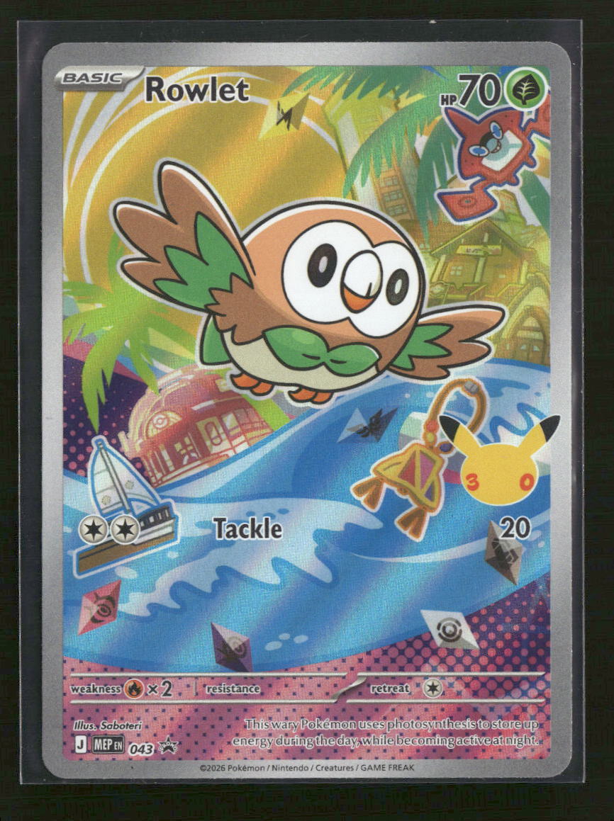 ME: Mega Evolution Promo Rowlet #043