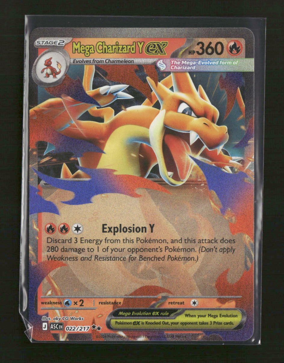 ME: Ascended Heroes Mega Charizard Y ex #022/217