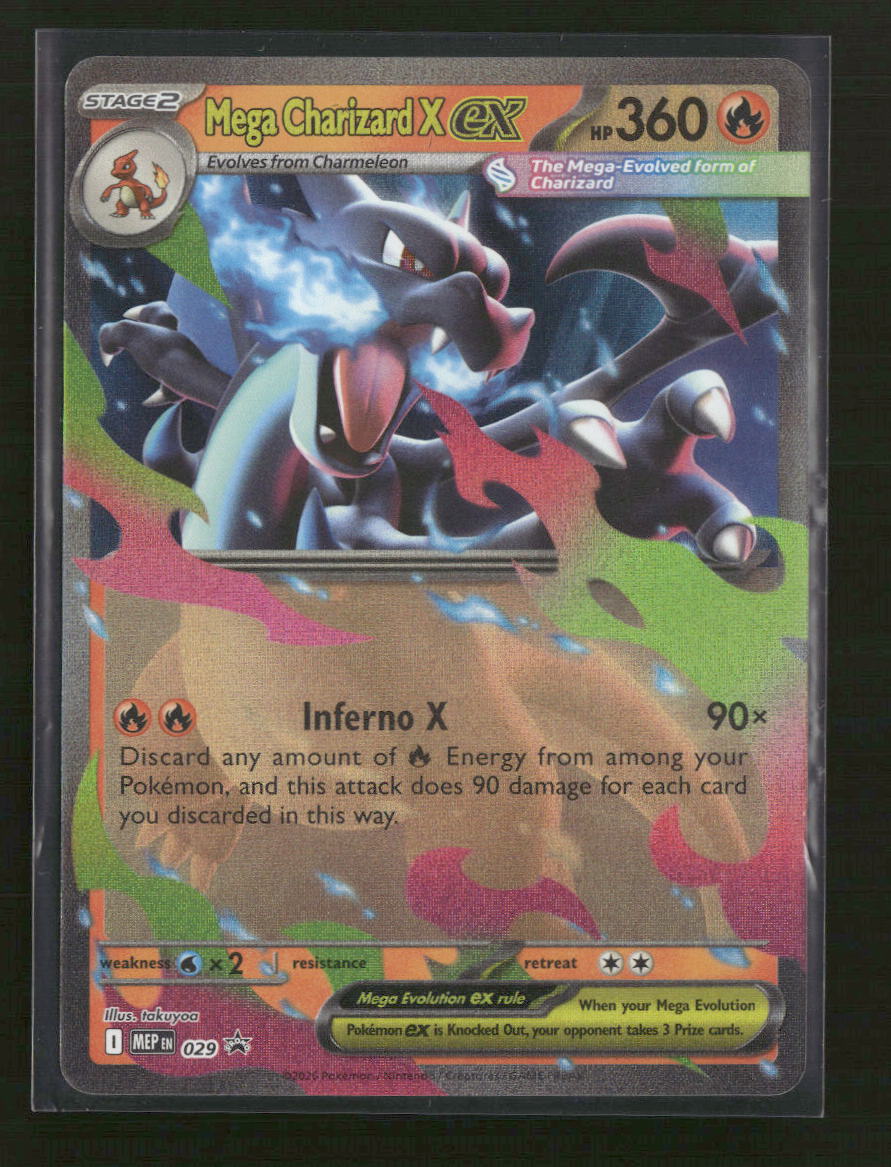 ME: Mega Evolution Promo Mega Charizard X ex #029