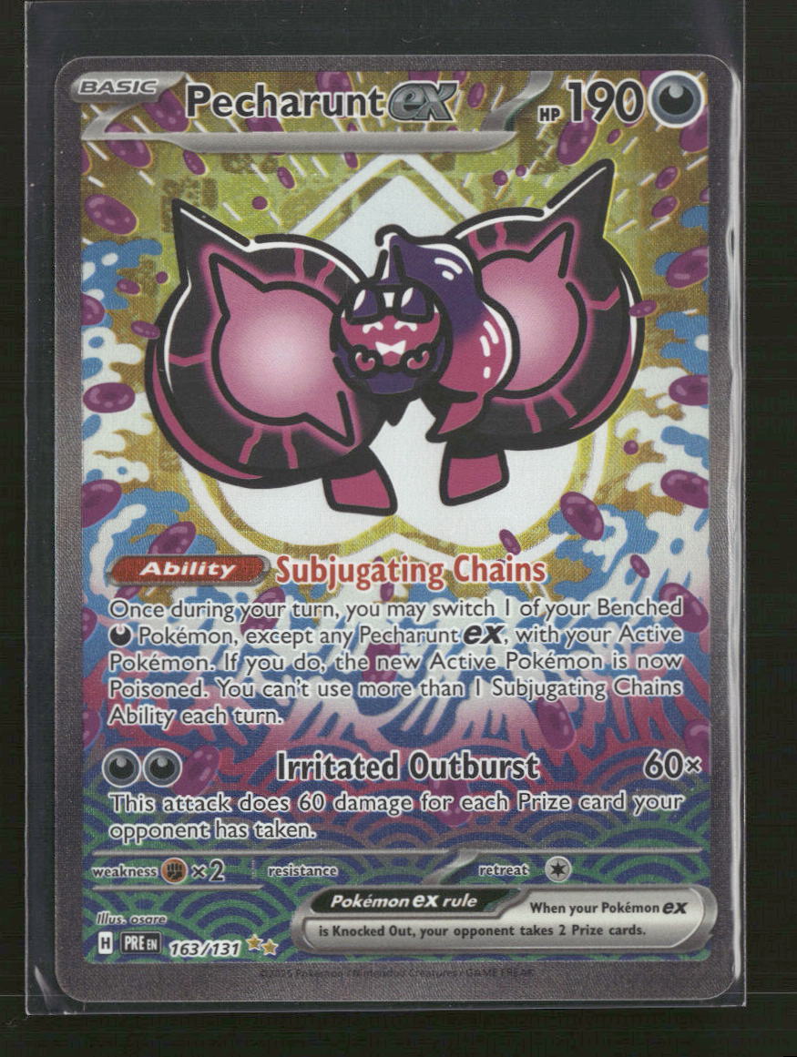 SV: Prismatic Evolutions Pecharunt ex #163/131