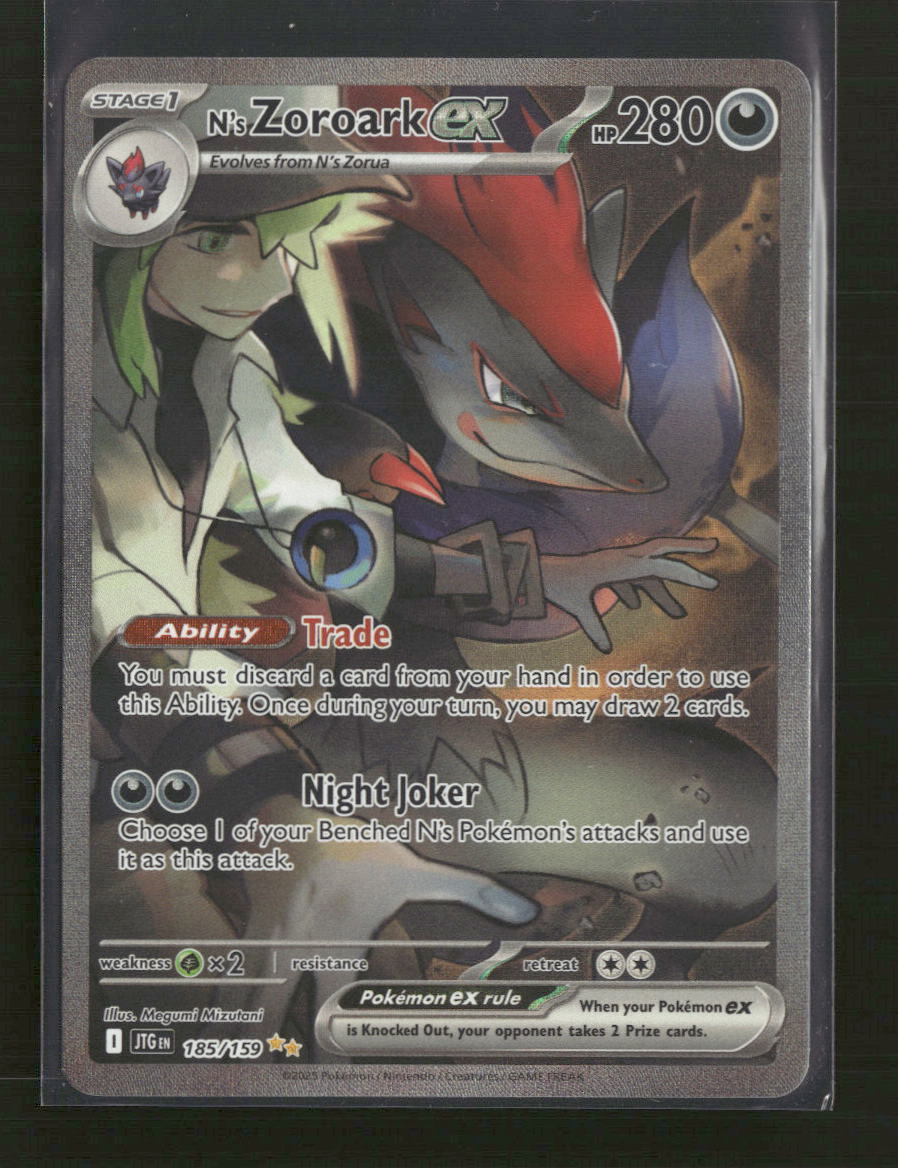 SV09: Journey Together N's Zoroark ex #185/159