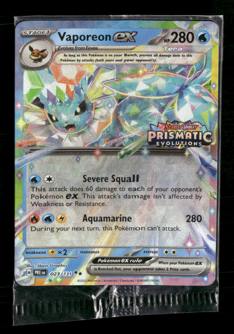 Miscellaneous Cards & Products Vaporeon ex #023/131