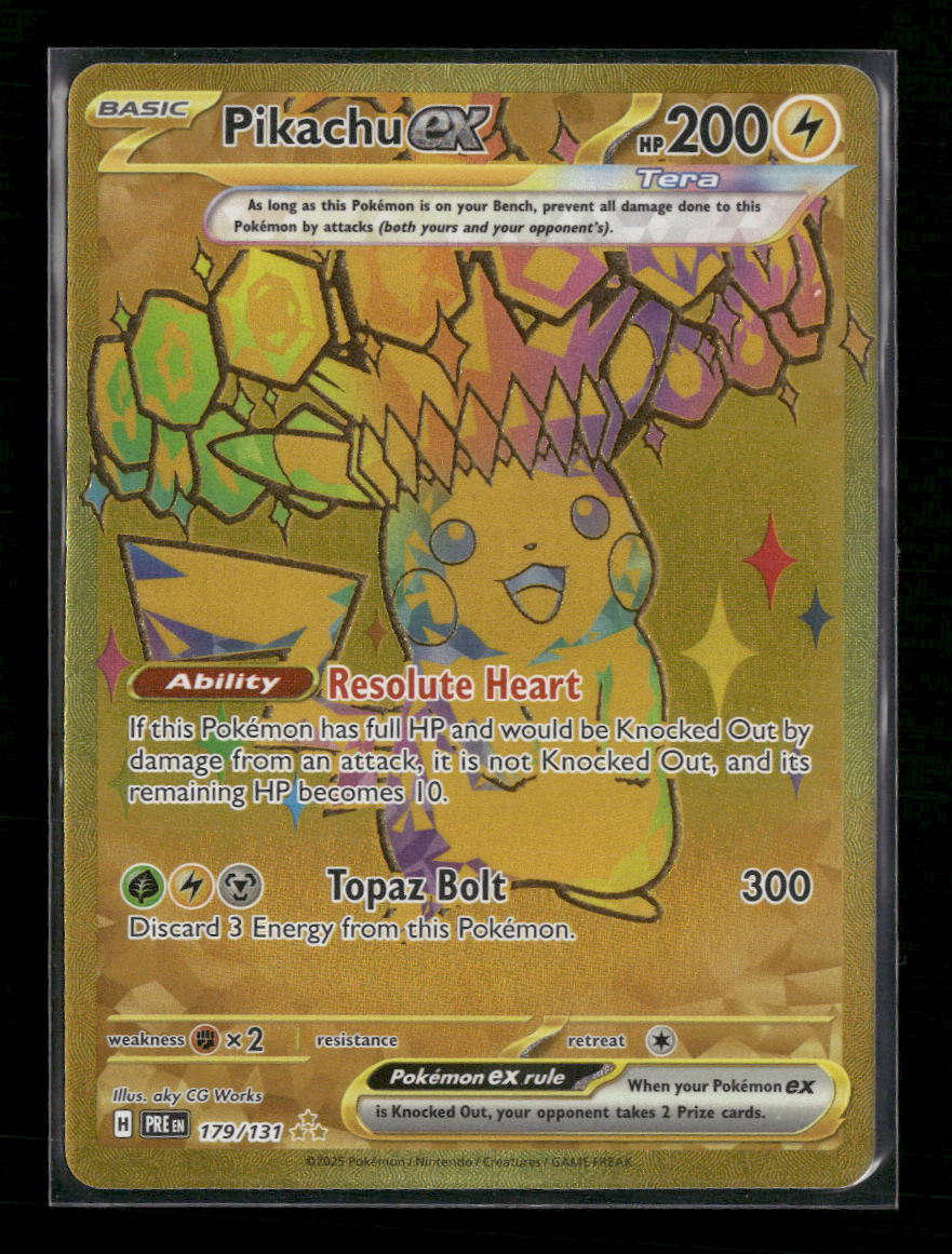 SV: Prismatic Evolutions Pikachu ex #179/131
