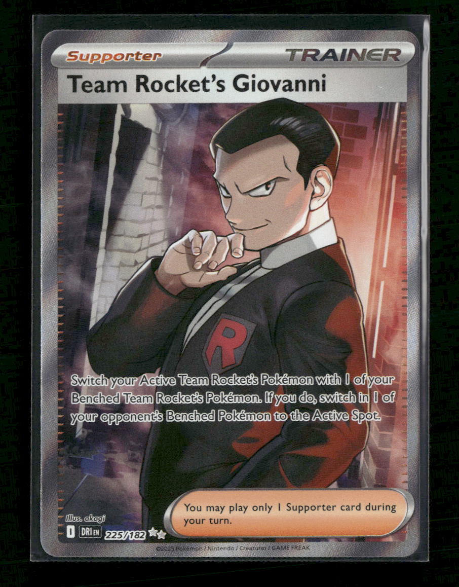 SV10: Destined Rivals Team Rocket's Giovanni #225/182
