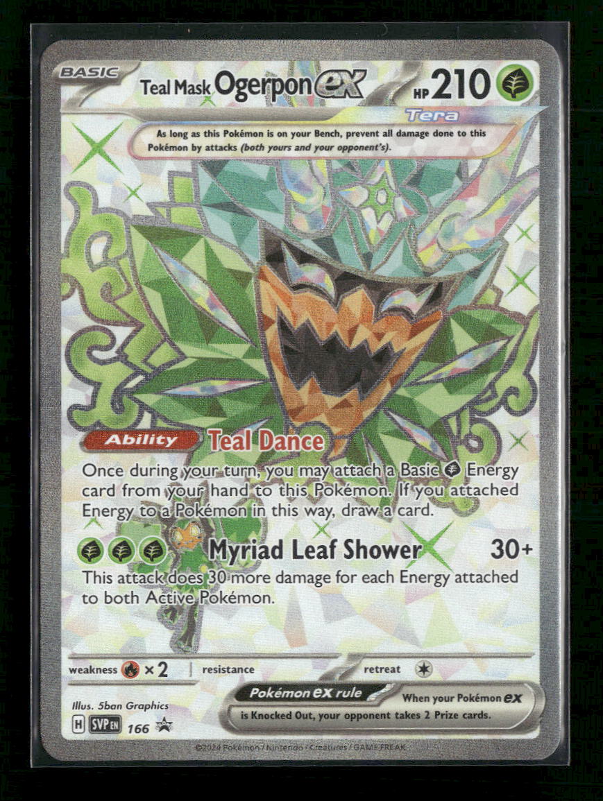 SV: Scarlet & Violet Promo Cards Teal Mask Ogerpon ex #166