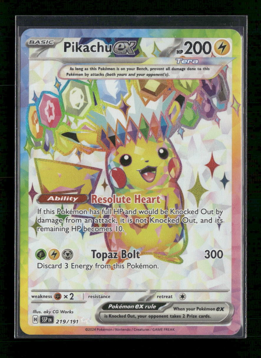 SV08: Surging Sparks Pikachu ex #219/191