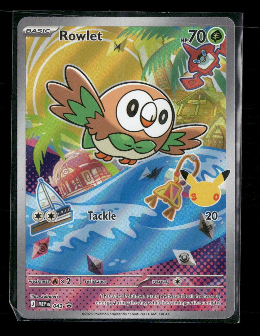 ME: Mega Evolution Promo Rowlet #043