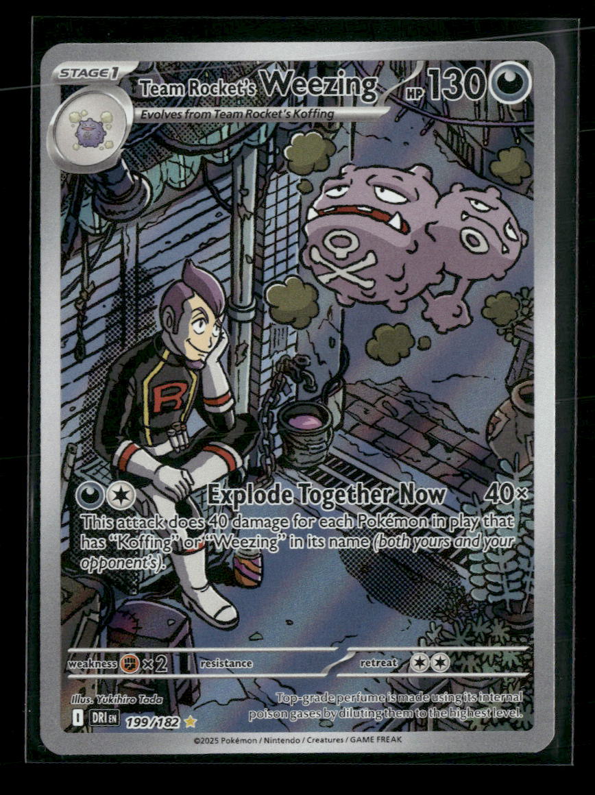 SV10: Destined Rivals Team Rocket's Weezing #199/182