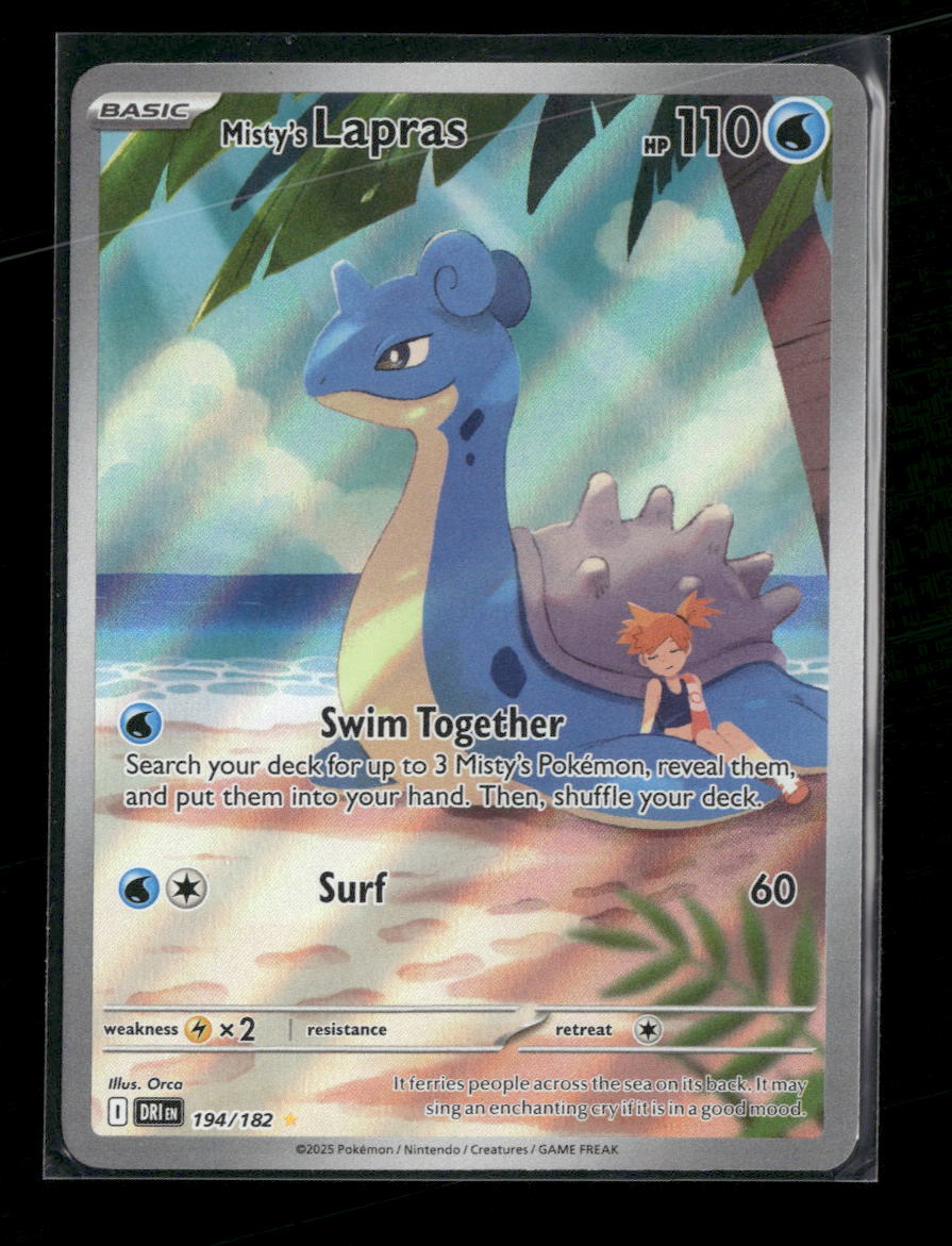 SV10: Destined Rivals Misty's Lapras #194/182