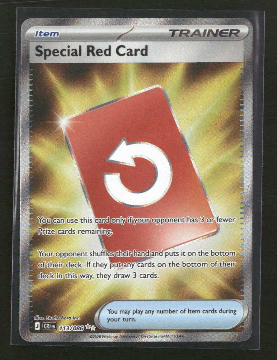 ME04: Chaos Rising Special Red Card #113/086