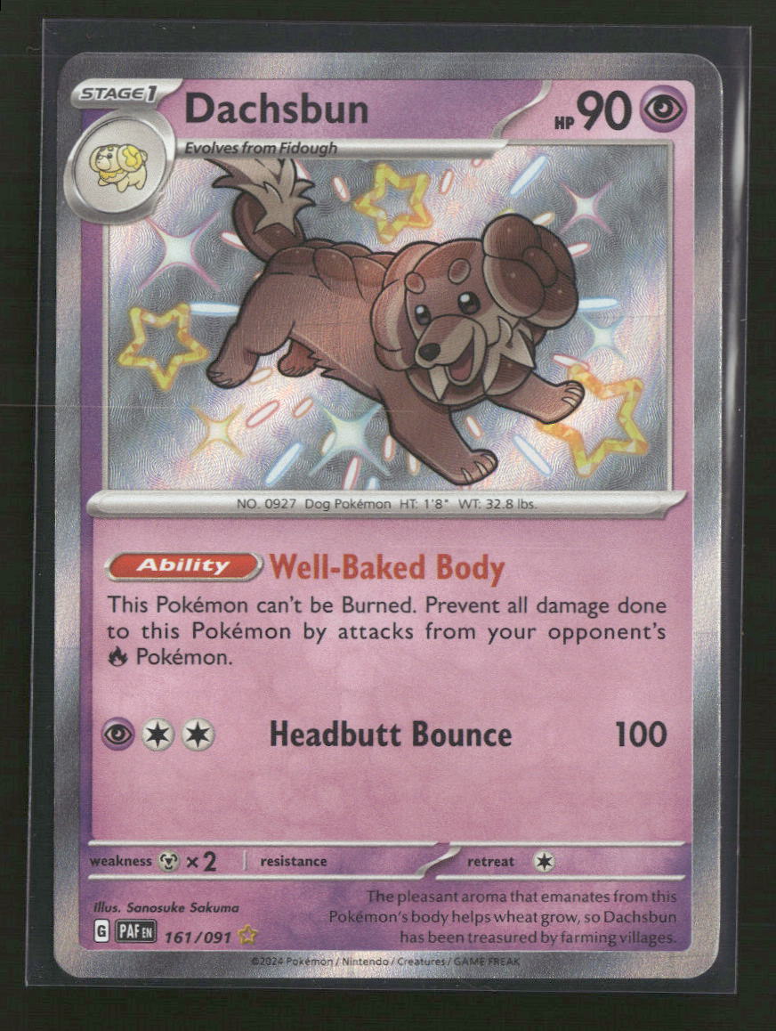 SV: Paldean Fates Dachsbun #161/091