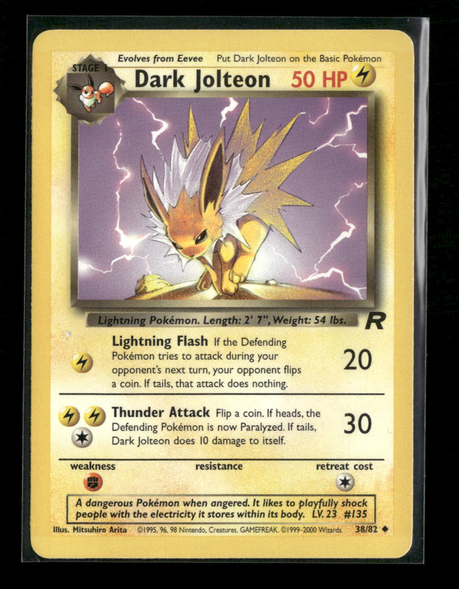 Team Rocket Dark Jolteon #38/82