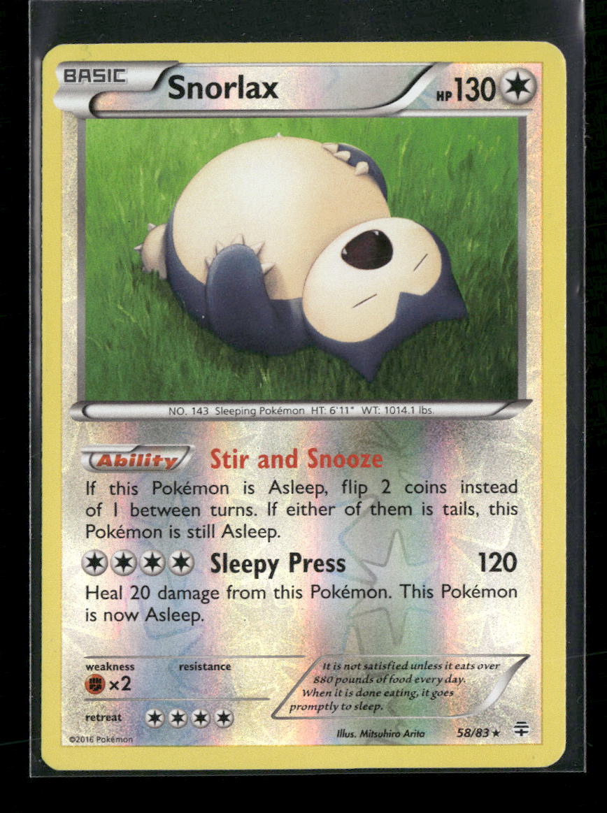 Generations Snorlax #58/83