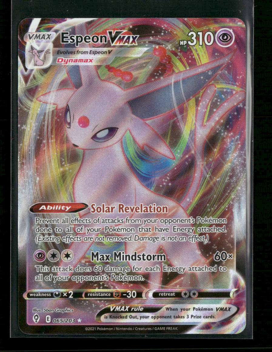 SWSH07: Evolving Skies Espeon VMAX #065/203