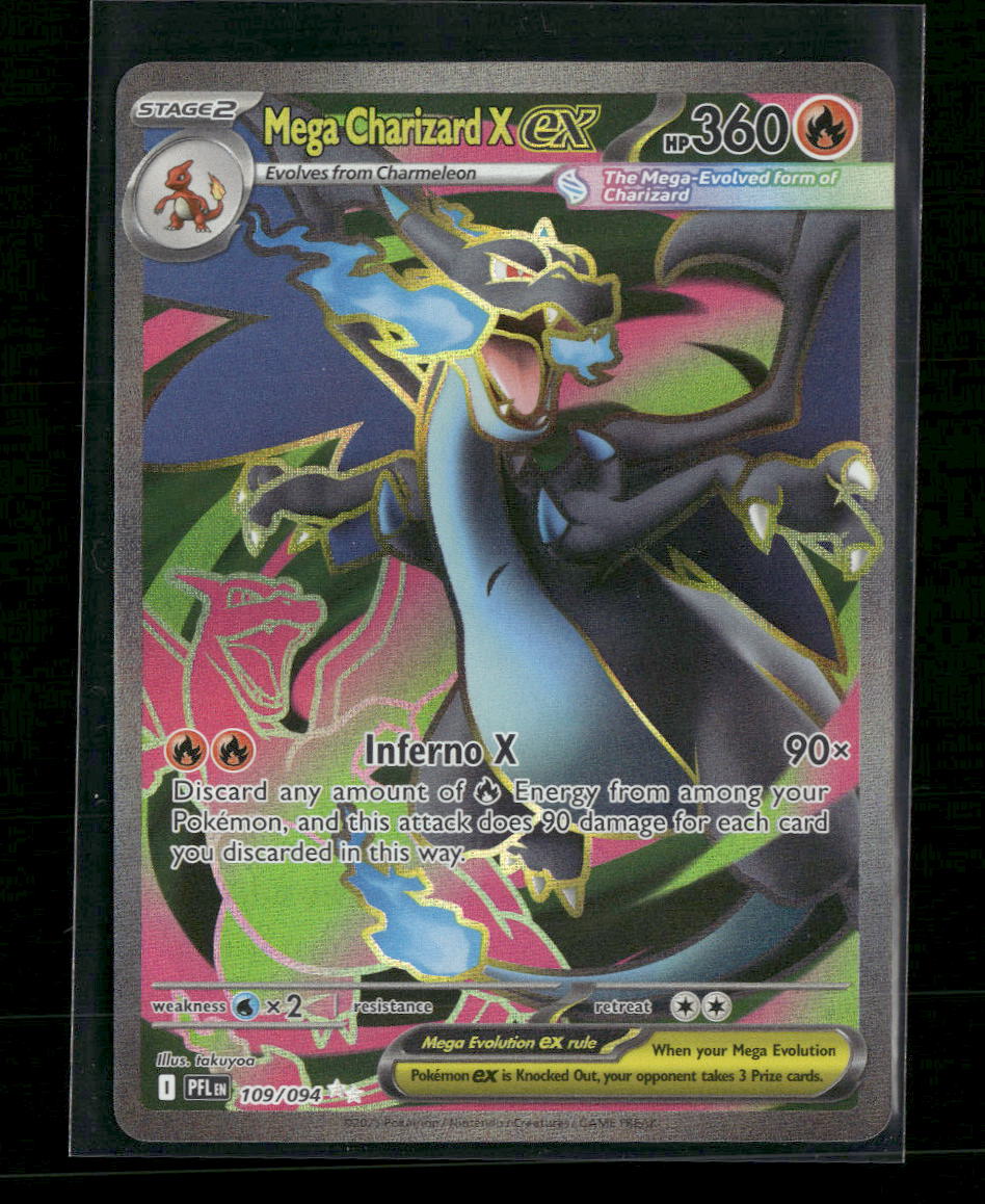 ME02: Phantasmal Flames Mega Charizard X ex #109/094