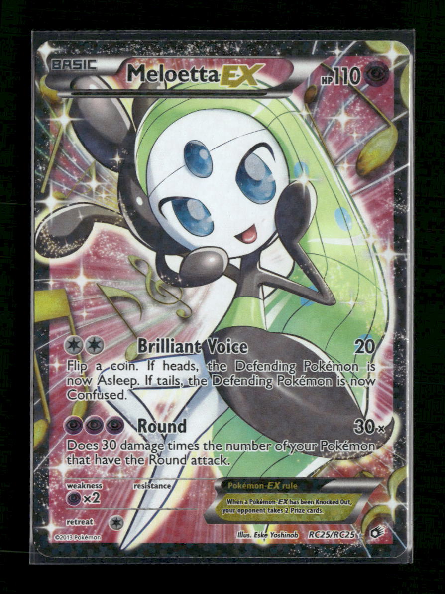 Legendary Treasures: Radiant Collection Meloetta EX (Full Art) #RC25/RC25