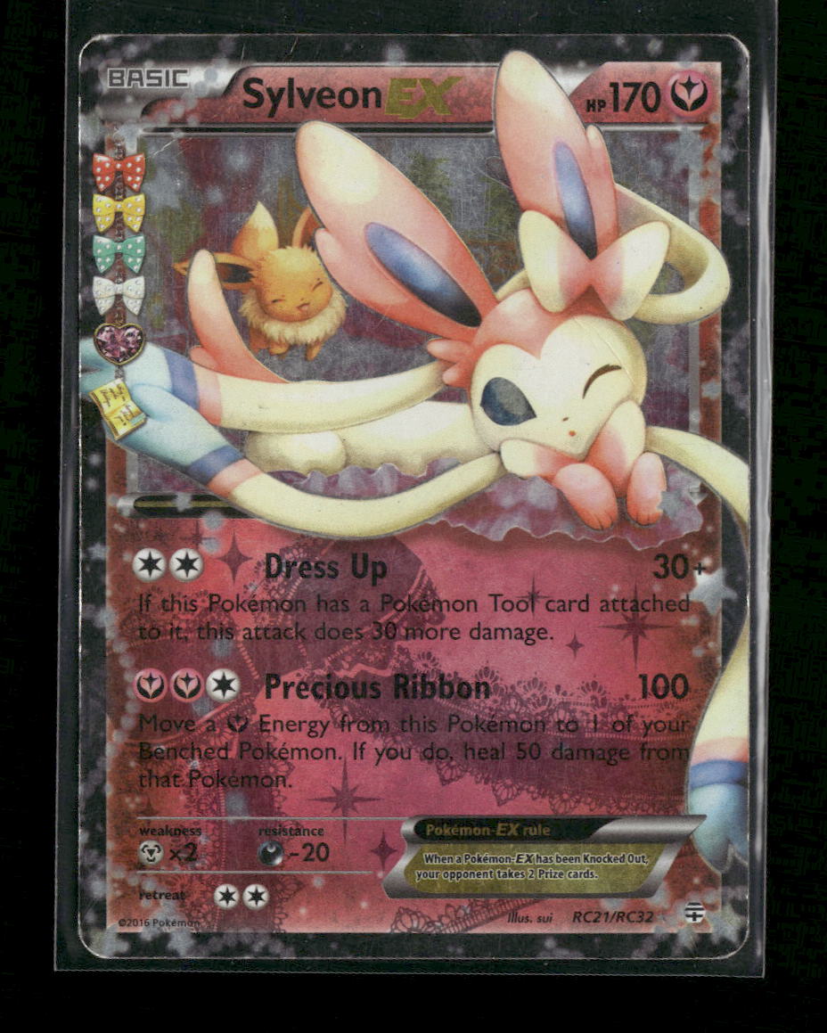 Generations: Radiant Collection Sylveon EX #RC21/RC32 damaged