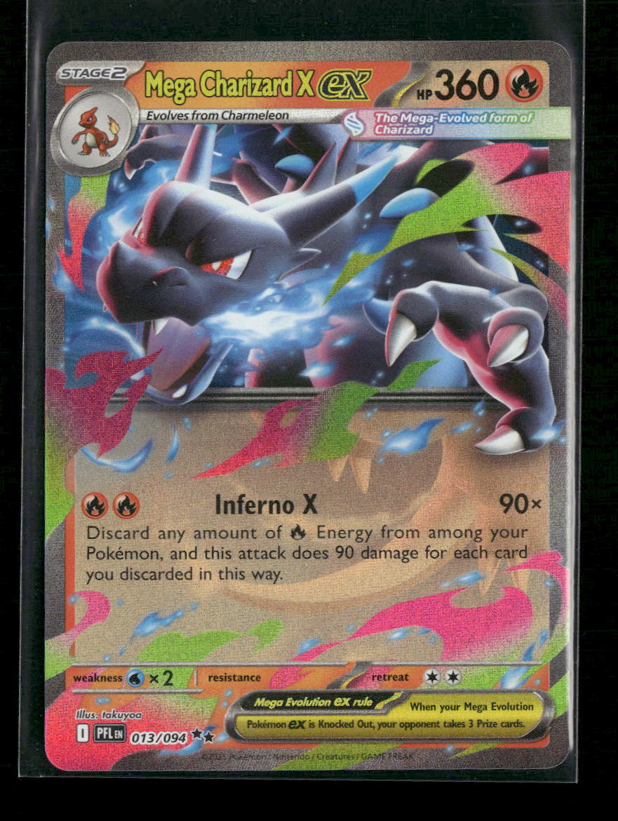 ME02: Phantasmal Flames Mega Charizard X ex #013/094