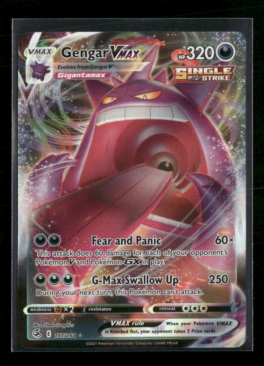 SWSH08: Fusion Strike Gengar VMAX #157/264