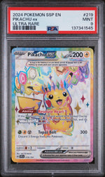 2024 Pokemon Ssp En-Surging Sparks Ultra Rare Pikachu Ex 9 PSA #219