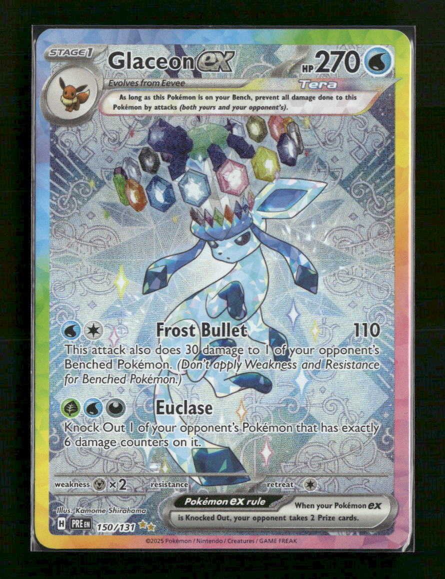 SV: Prismatic Evolutions Glaceon ex #150/131