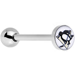 Officially Licensed NHL Pittsburgh Penguins Logo Tongue Ring