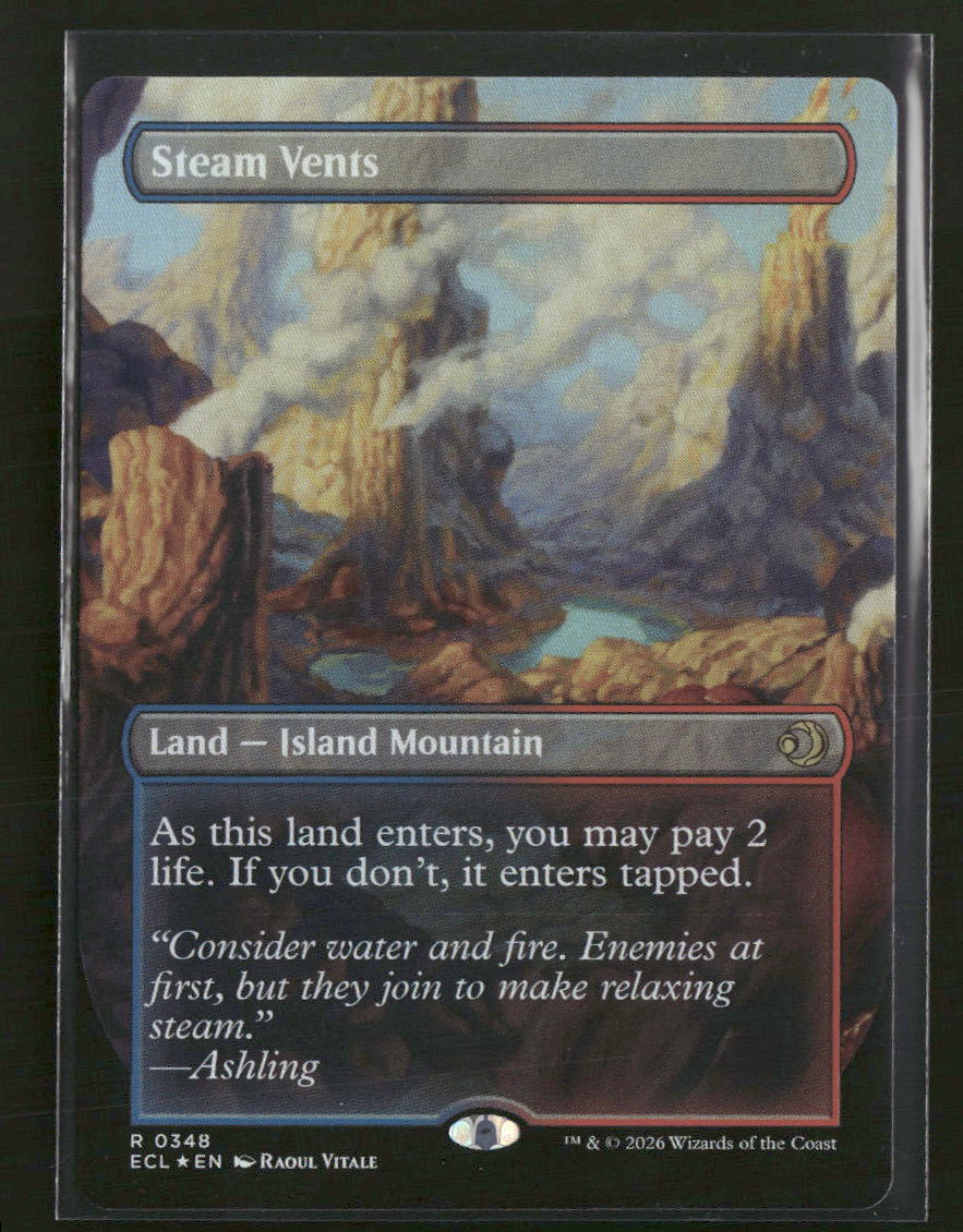 Lorwyn Eclipsed Steam Vents (Borderless) #348