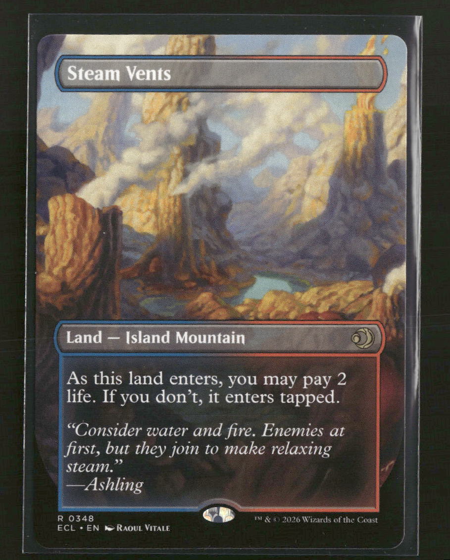 Lorwyn Eclipsed Steam Vents (Borderless) #348